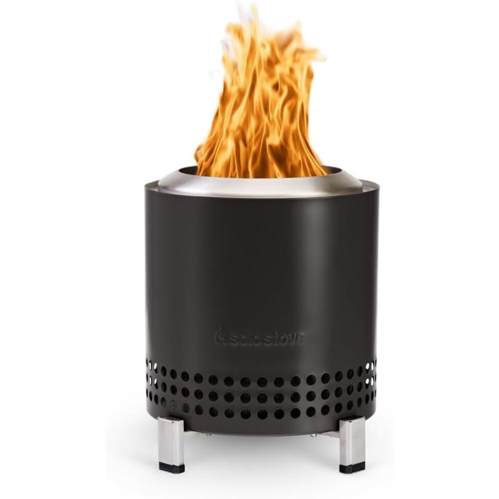 Solo Stove Mesa XL, 7 Inch Tabletop Fire Pit with Stand, Stainless Steel, 2.3lbs